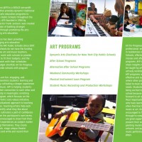 Arts Education Brochure Back