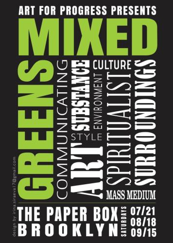 Mixed-Greens-Flyer-at-Paper-Box